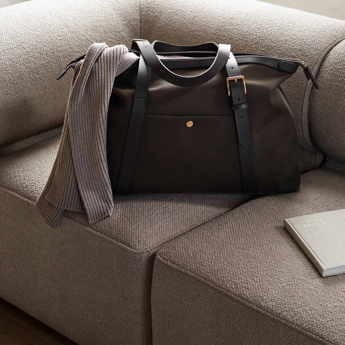 Reisetasche HOLDALL Oliv Braun ZEIT Shop